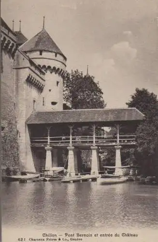 Schweiz - Schweiz - Chillon - Pont Bernois - ca. 1950