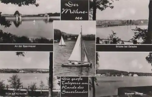 Möhnesee - Möhne-See Talsperre Kreis Soest - 1962