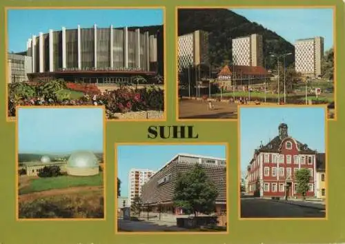 Suhl - u.a.Stadthalle der Freundschaft - ca. 1985