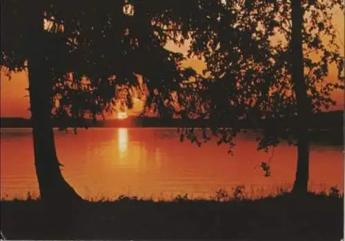 Holsteinische Schweiz - Abendstimmung - 1986