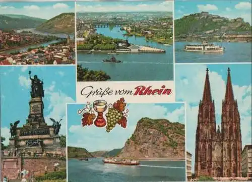 Rhein - u.a. Köln und Bingen - 1980