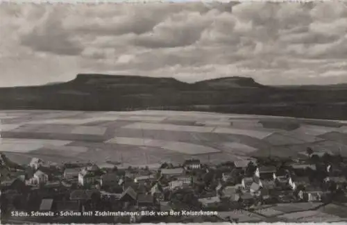 Cavertitz-Schöna - Zschirnsteinen - Blick von der Kaiserkrone - 1965