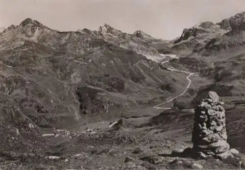 Schweiz - Schweiz - Bivio - mit Julierpass - ca. 1960