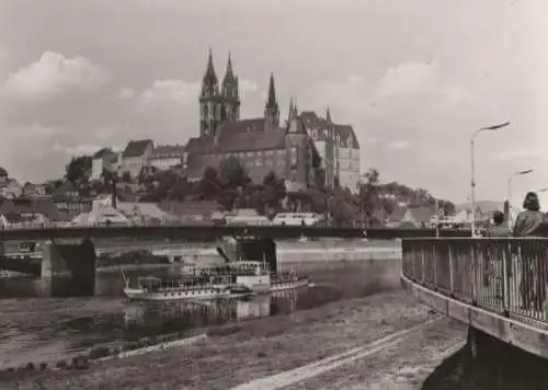 Meißen - Blick zum Dom - 1979