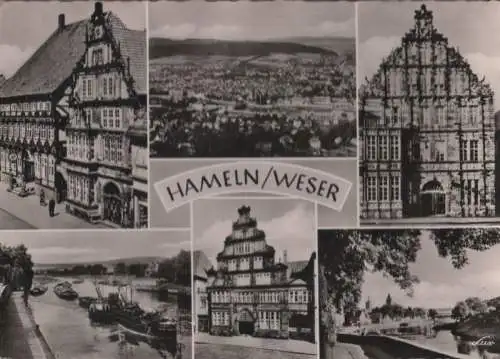 Hameln - 6 Teilbilder - 1955