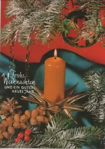 Frohe Weihnachten Kerze