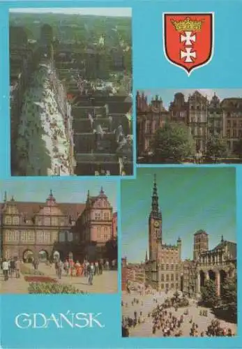 Polen - Polen - Danzig Gdansk - Ulica Dluga - ca. 1975