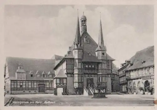 Wernigerode - Rathaus - ca. 1935