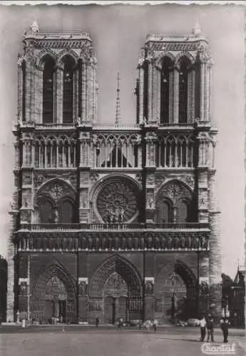 Frankreich - Frankreich - Paris - Facade de Notre-Dame - ca. 1965