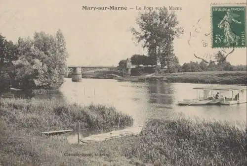 Frankreich - Mary-sur-Marne - Frankreich - Pont