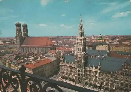 Rathaus - Frauenkirche - in München - ca. 1975