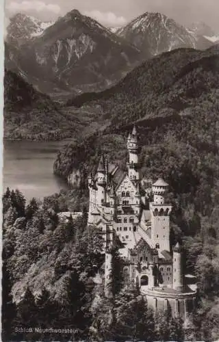 Schwangau Neuschwanstein - mit Roßberg - 1964