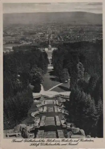 Kassel-Wilhelmshöhe - Blick vom Herkules - 1940