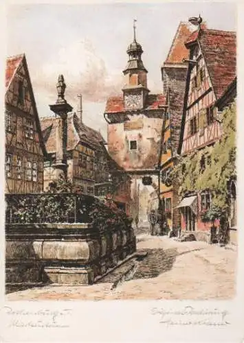 Rothenburg ob der Tauber - ca. 1985