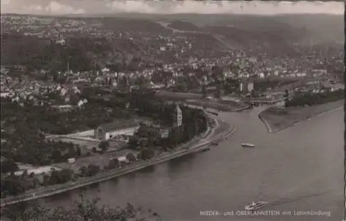 Lahnstein-Oberlahnstein - mit Niederlahnstein - ca. 1960