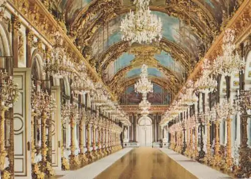 Herrenchiemsee - Große Spiegelgalerie im Schloss - ca. 1980