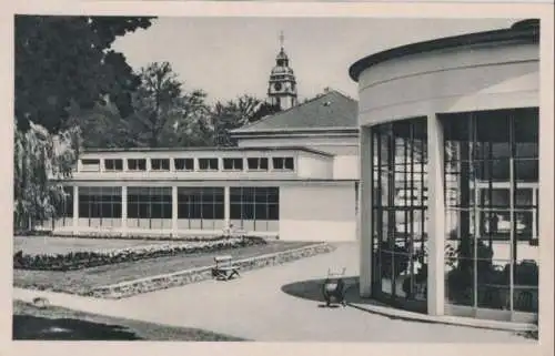 Bad Schwalbach - Weinbrunnen mit Wandelhalle - ca. 1955