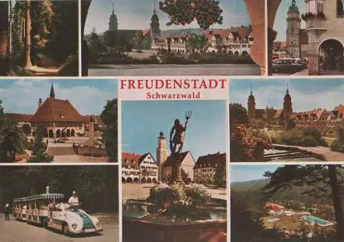 Freudenstadt - 8 Teilbilder - ca. 1975