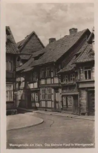 Wernigerode - Kleinstes Haus der Stadt - ca. 1955