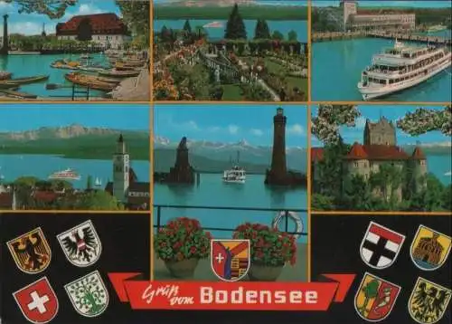 Bodensee - 7 Teilbilder - ca. 1985