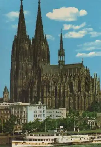 Köln - Dom und Rheinufer - 1967