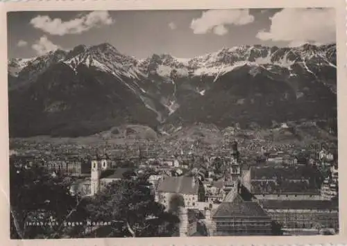 Österreich - Österreich - Innsbruck gegen Norden - ca. 1955