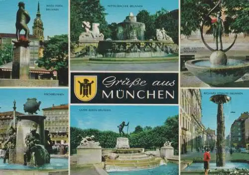 München - u.a. Fischbrunnen - 1977