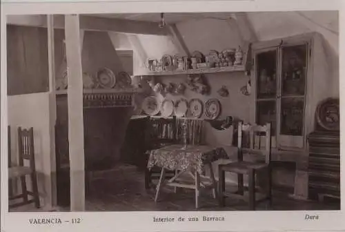 Spanien - Spanien - Valencia - Interior de una Barraca - ca. 1955