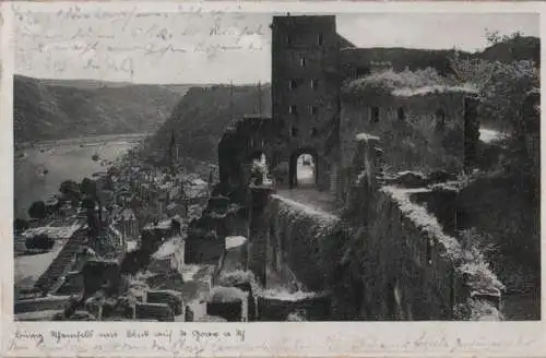 St. Goar, Burg Rheinfels - 1937