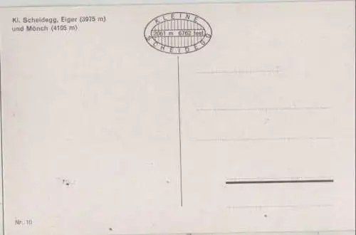 Schweiz - Kleine Scheidegg - Schweiz - Eiger und Mönch