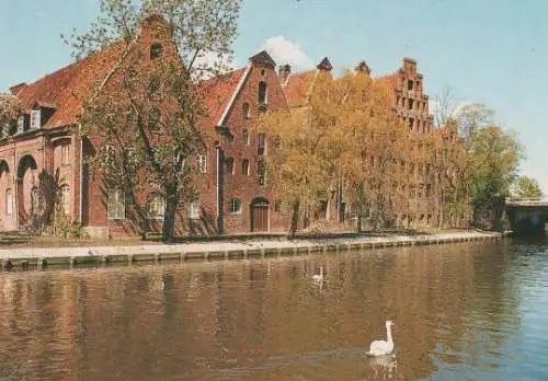 Lübeck - Historische Salzspeicher - ca. 1995