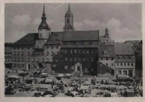 Roßwein - Marktplatz - 1959