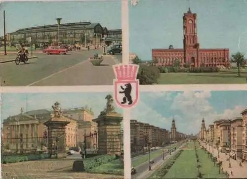 Berlin, Ostteil - u.a. Stalinallee - 1959