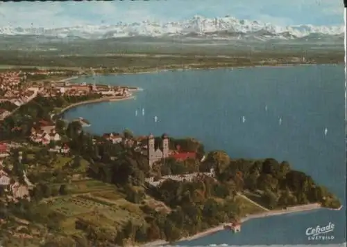 Friedrichshafen - Blick auf die Alpen - 1960