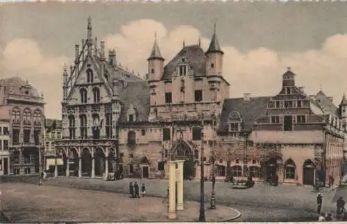 Belgien - Belgien - Mechelen - Stadhuis en  Lakenhalle - ca. 1935