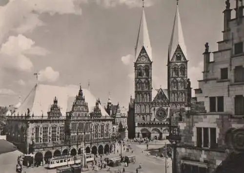 Bremen - Marktplatz - ca. 1965