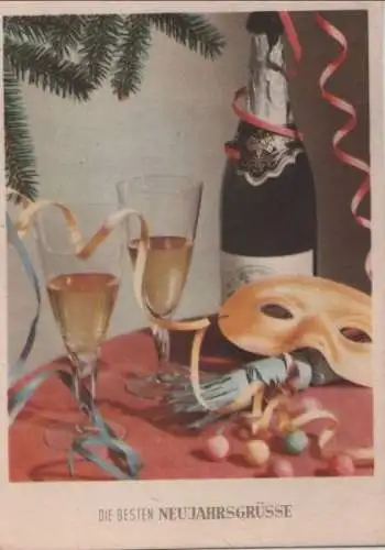 Neujahrsgrüsse Sekt