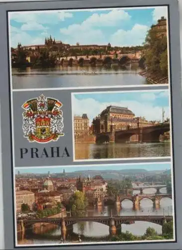 Tschechien - Tschechien - Prag - Praha - 3 Teilbilder - ca. 1985