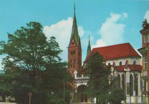 Augsburg - Dom mit Glasmalereien - ca. 1975