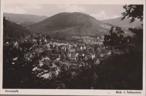 Bad Herrenalb - Blick vom Falkenstein - ca. 1960