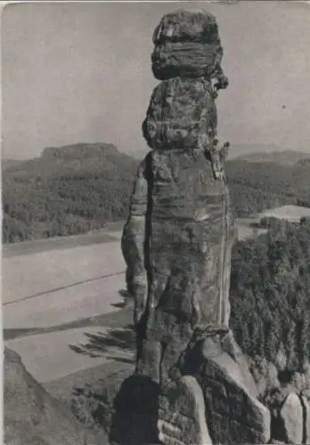 Sächsische Schweiz - Barbarine am Pfaffenstein - 1966