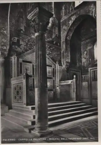 Italien - Italien - Palermo - Cappella Palatina, Mosaici dell Ingresso - ca. 1960