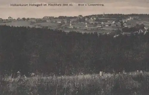 Altenau - Hohegeiß vom Lampertsberg - ca. 1945