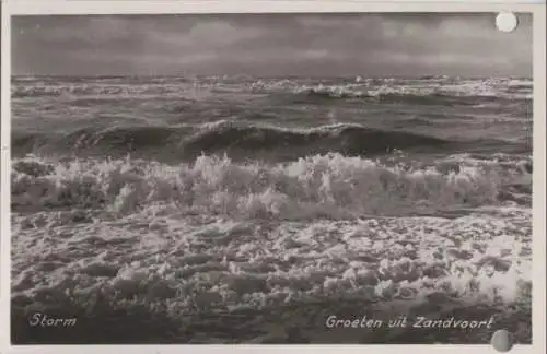 Niederlande - Niederlande - Zandvoort - Storm - ca. 1955