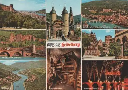 Heidelberg u.a. Schlosshof - 1983