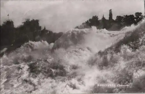 Schweiz - Schweiz - Rheinfall - mit Schloss Laufen - 1957