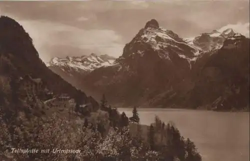 Schweiz - Schweiz - Alpen - Tellsplatte mit Urirotstock - ca. 1955