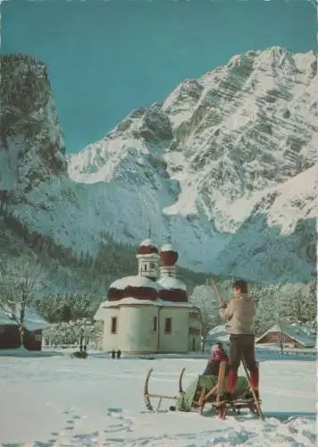 Königssee - zugeroren, mit Watzmann - 1971