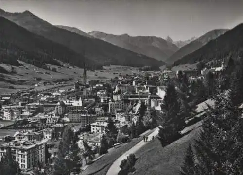 Schweiz - Schweiz - Davos - Blick von der Höhenpromenade - 1967