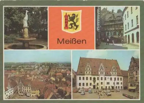 Meißen - Meissen - u.a. Kändlerbrunnen - ca. 1985